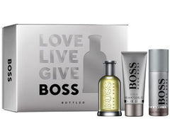 Hugo Boss Bottled Geschenkset 100ml EDT + 100ml Duschgel + 150ml Deo Spray