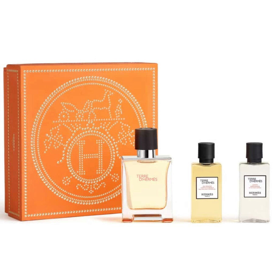 Hermes Terre d’Hermès 50ml EDT + 40ml Duschgel + 40ml Aftershave Lotion Herren Geschenkset