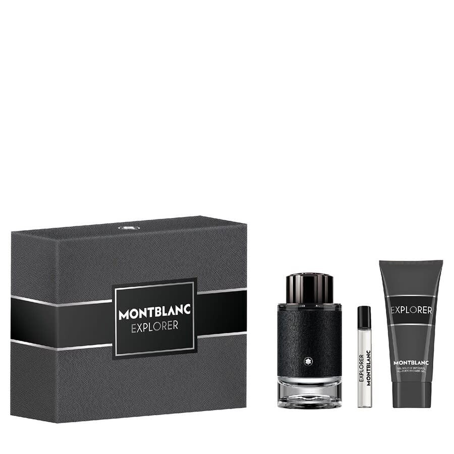 Mont Blanc Explorer 100 ml EDP + 50 ml Gel de ducha + 7,5 ml EDP Mini para hombre ESTUCHE DE REGALO