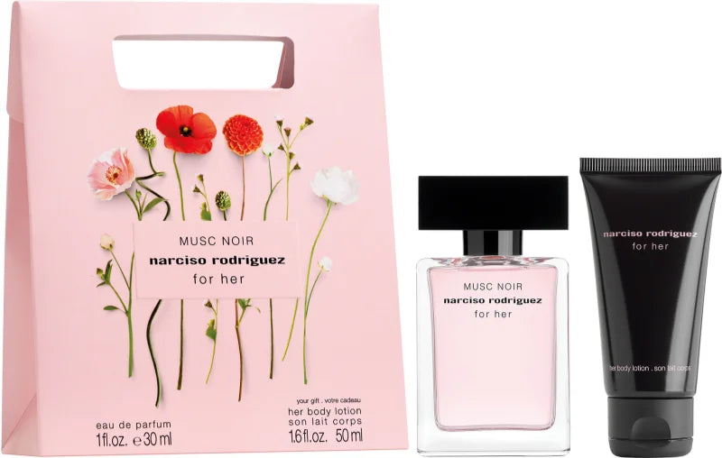 Narciso Rodríguez para ella Set de regalo Musc Noir 30ml EDP + Loción corporal 50ml