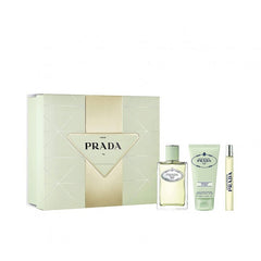 Prada Infusion Iris 100ml EDP + 50ml Bodylotion + 10ml EDP für Damen Geschenkset