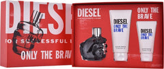 Diesel Only The Brave 75ml EDT + 100ml Duschgel + 50ml Duschgel für Herren Geschenkset